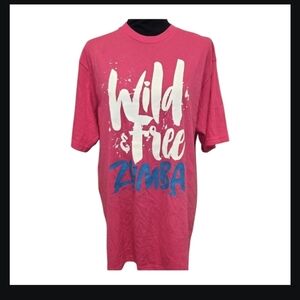 Zumba Pink Wild & Free T-Shirt